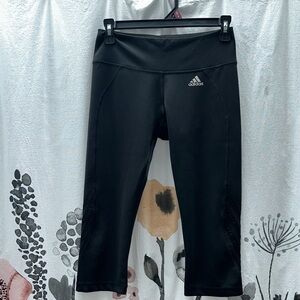 Adidas Women's Black Performance Capris